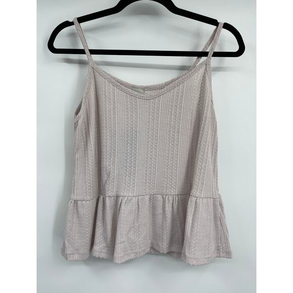 Paper Crane Womens Pink Cami Tank Top Sleeveless Spaghetti Strap Size Medium NEW - Picture 8 of 9